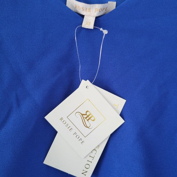 Blue Maternity Dress - Picture 2 of 3